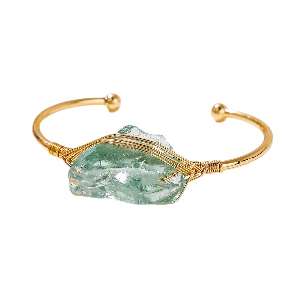 316L Raw Crystal Energy Bracelet