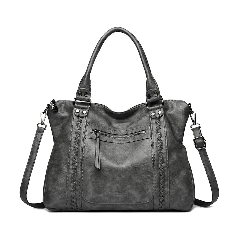 The Heritage Square: Vintage Genuine Leather Crossbody & Shoulder Bag