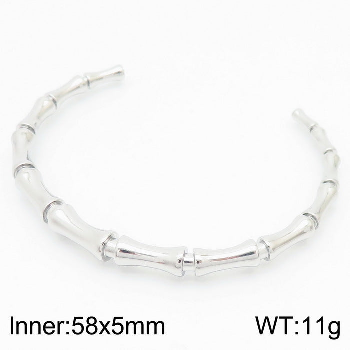 The Bamboo Essence: Titanium Structural Bangle