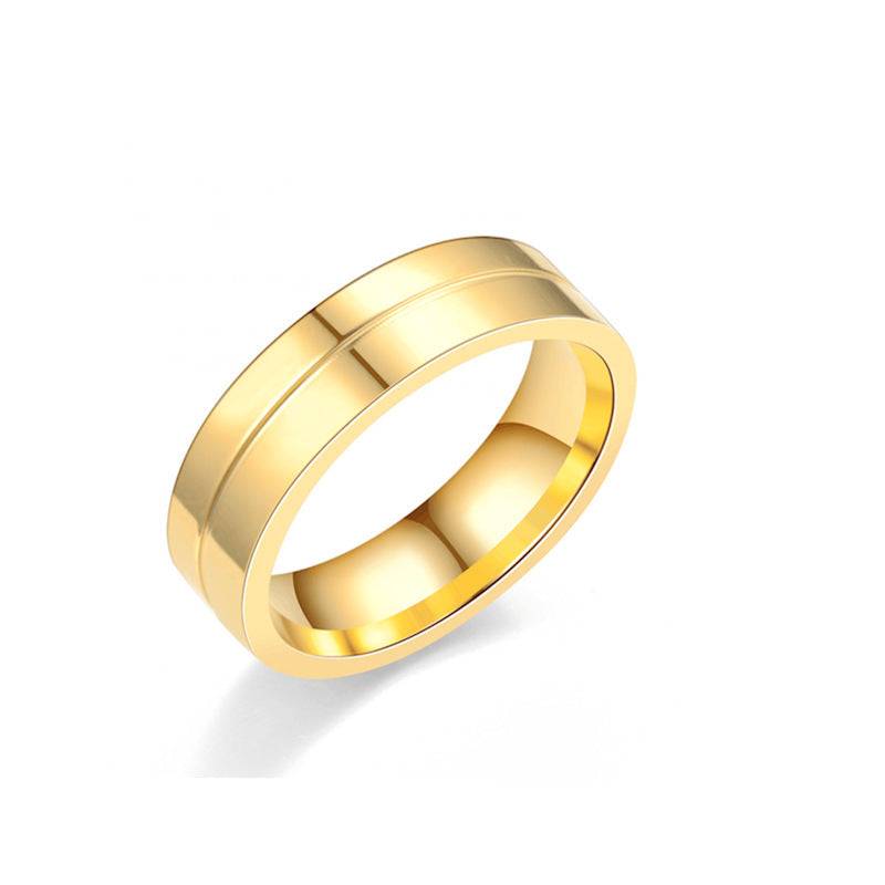The Infinite Sparkle – Zirconia Inlaid Titanium Ring