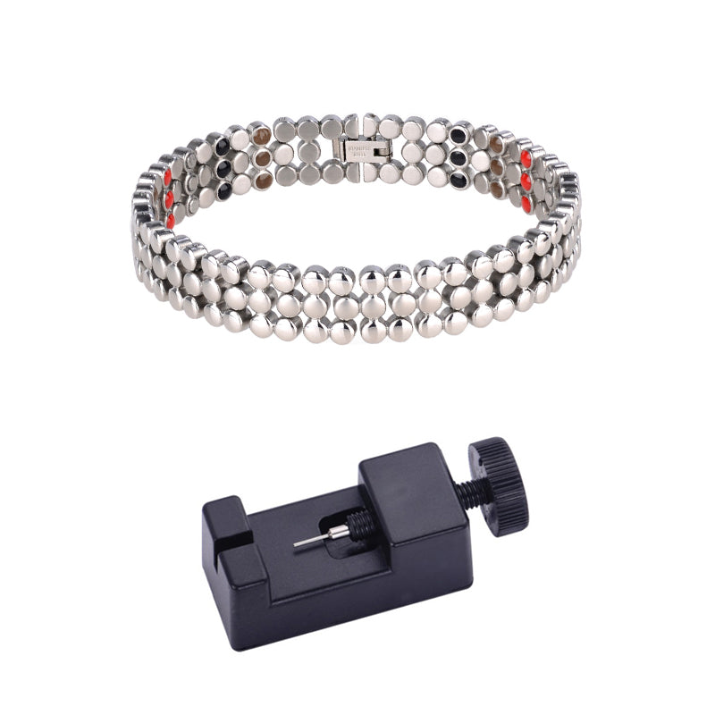 The Bio-Quantum: Advanced Wellness Titanium Steel Bracelet