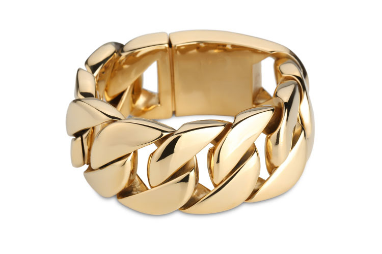 The Sculpted Titan: Heavy-Cast Titanium Steel Bracelet