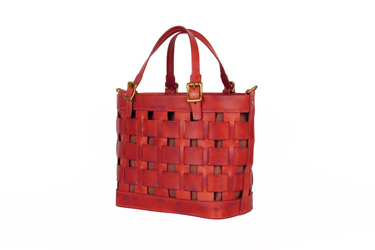 The Ethereal: Artisanal Hollow-Cut Leather Bag
