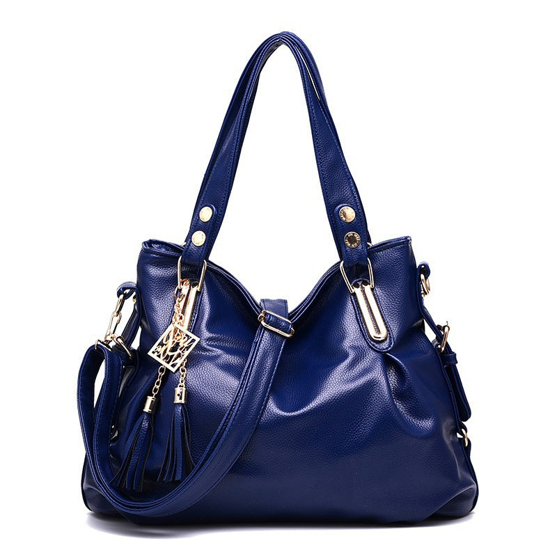 The Executive Tassel: Large Multi-Compartment Messenger Bag
