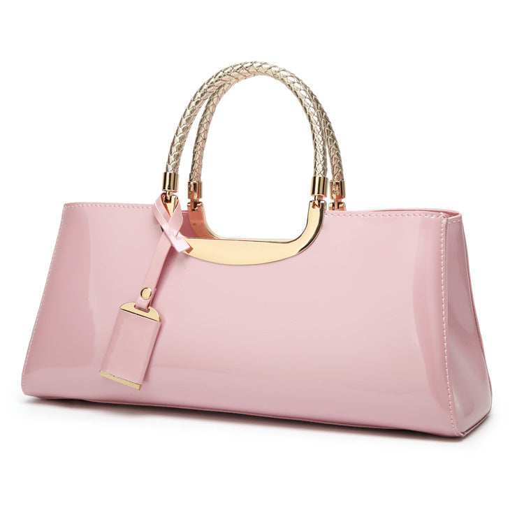The Jet-Setter: Noble Patent Leather Satchel
