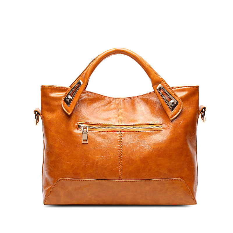 The Boston: Essential Top-Grain Leather Satchel