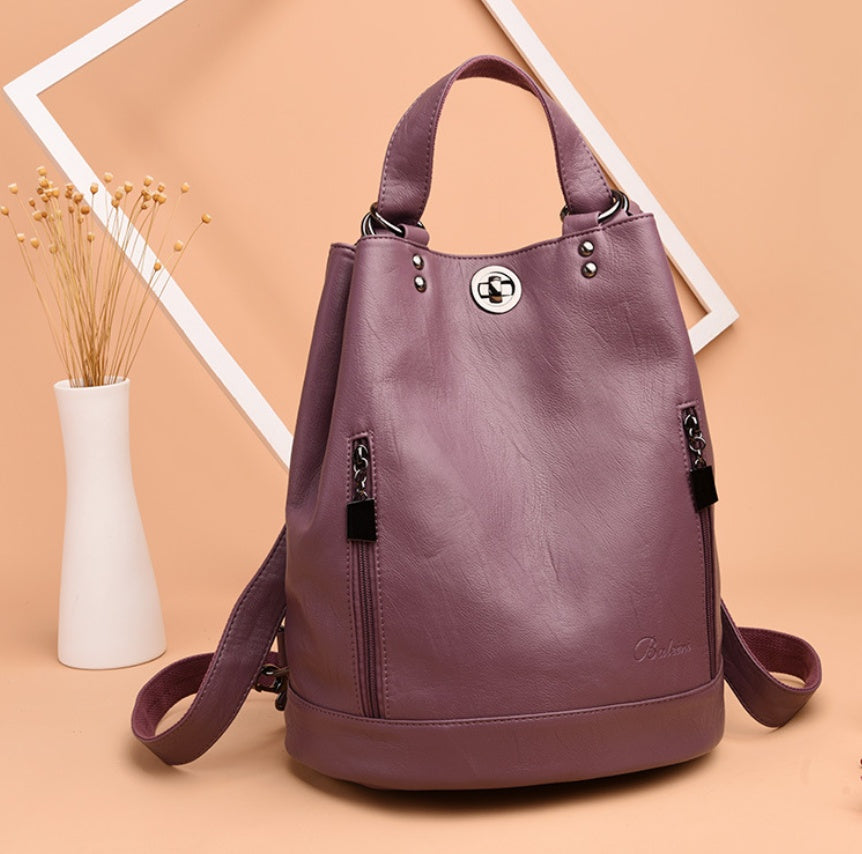 The Muse: Soft Leather Bucket Bag