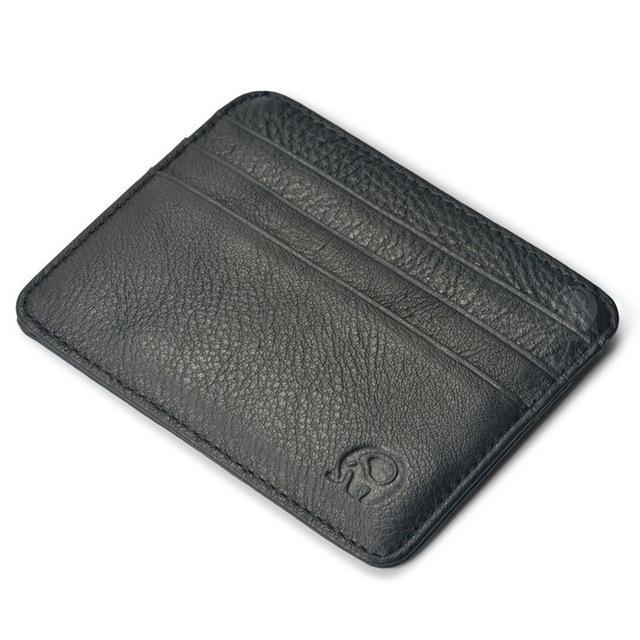 The Minimalist: Genuine Leather Essential Cardholder