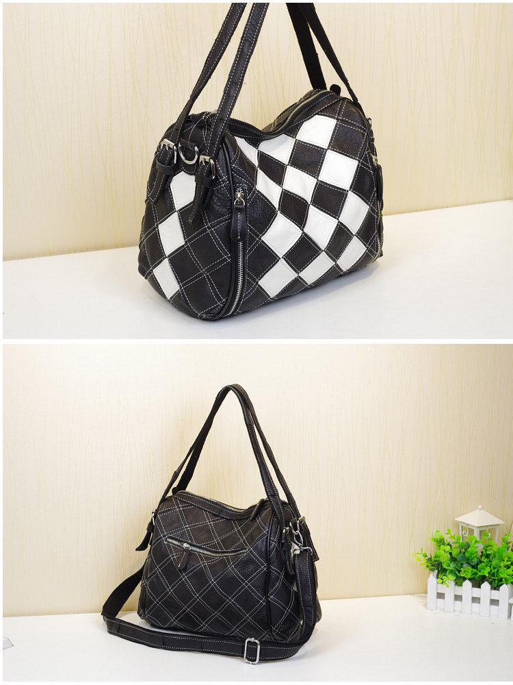 The Mosaic: Top-Grain Patchwork Box Bag