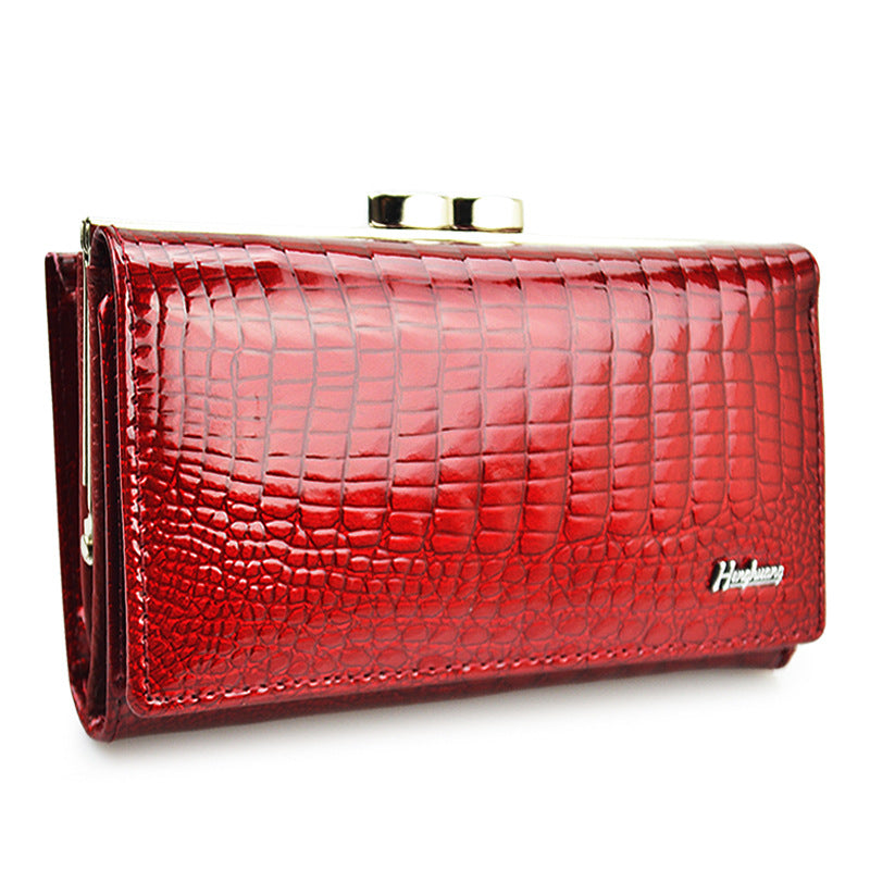 The Velvet Touch: Tri-Fold Heritage Wallet