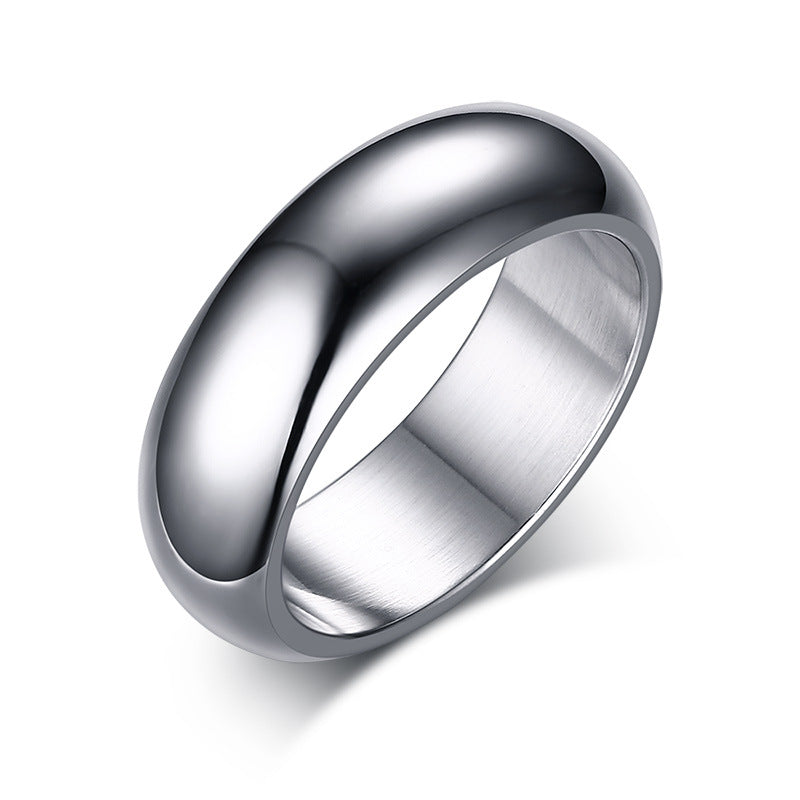 Men’s Minimalist Light-Body Titanium Ring