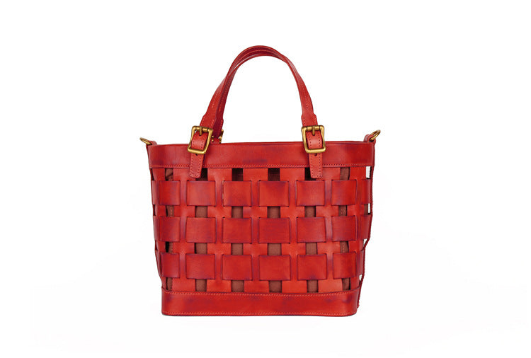 The Ethereal: Artisanal Hollow-Cut Leather Bag