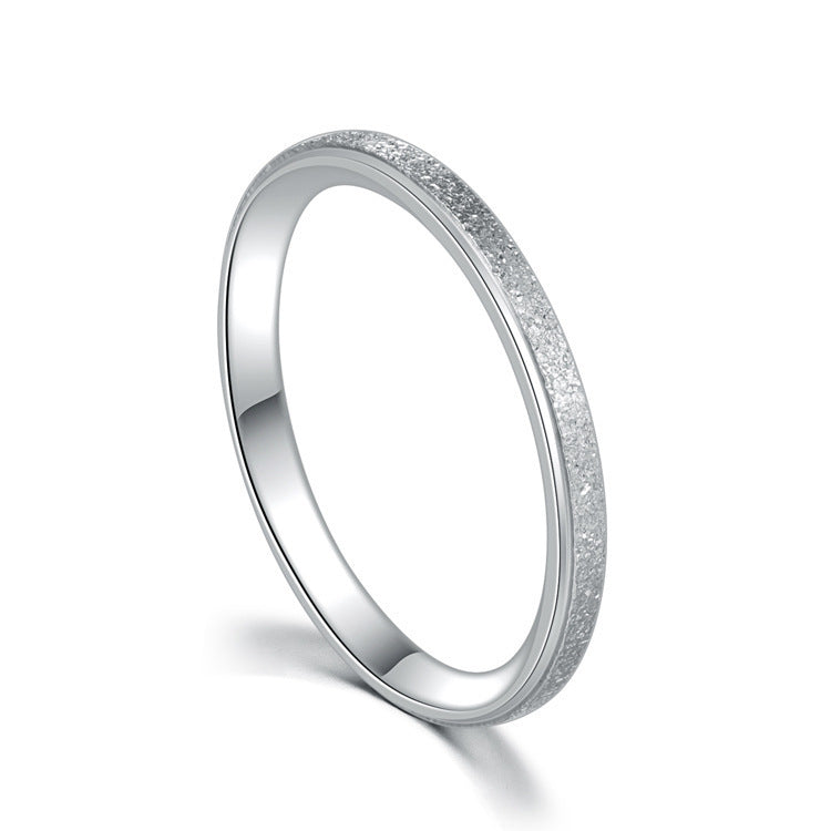 Velvet Matte Bond: Premium Titanium Couple’s Band
