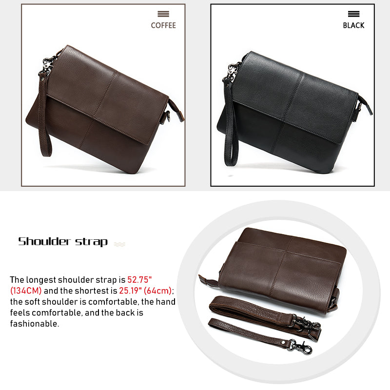 The Executive: Top-Grain Flap Messenger Bag
