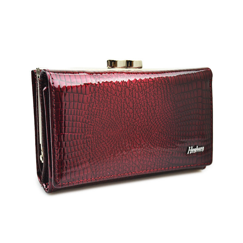 The Velvet Touch: Tri-Fold Heritage Wallet