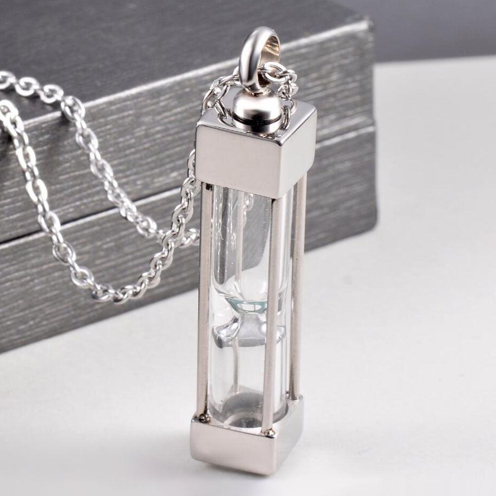 The Essence: Hourglass Aromatherapy Necklace