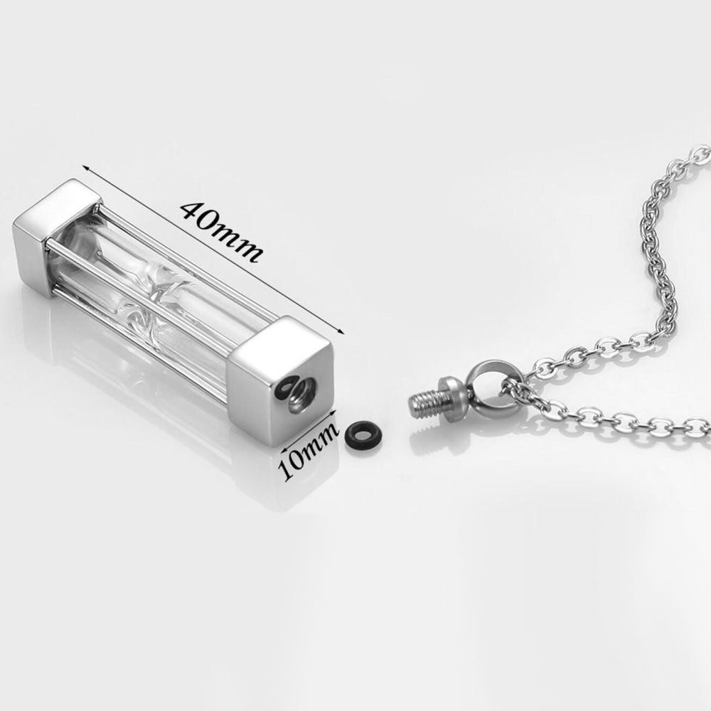 The Essence: Hourglass Aromatherapy Necklace