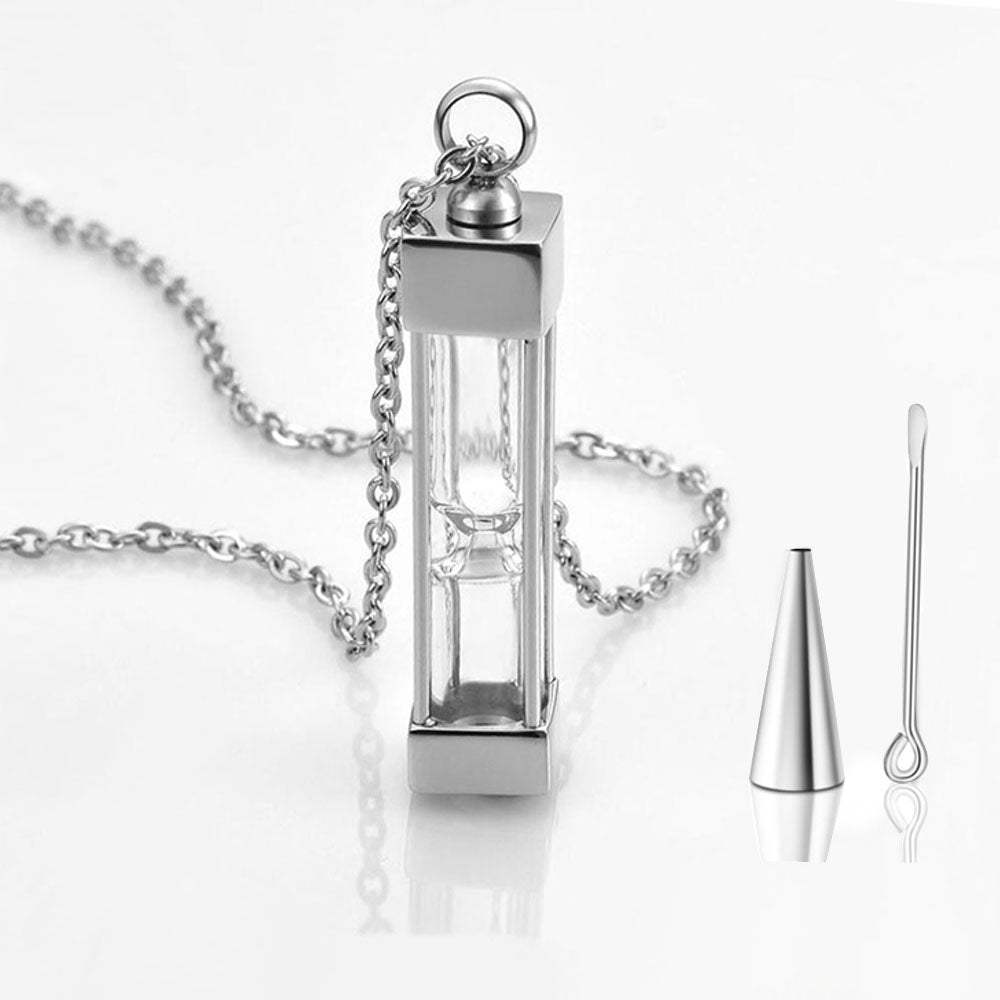 The Essence: Hourglass Aromatherapy Necklace