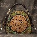 The Flora: Retro Shell-Shaped Leather Bag