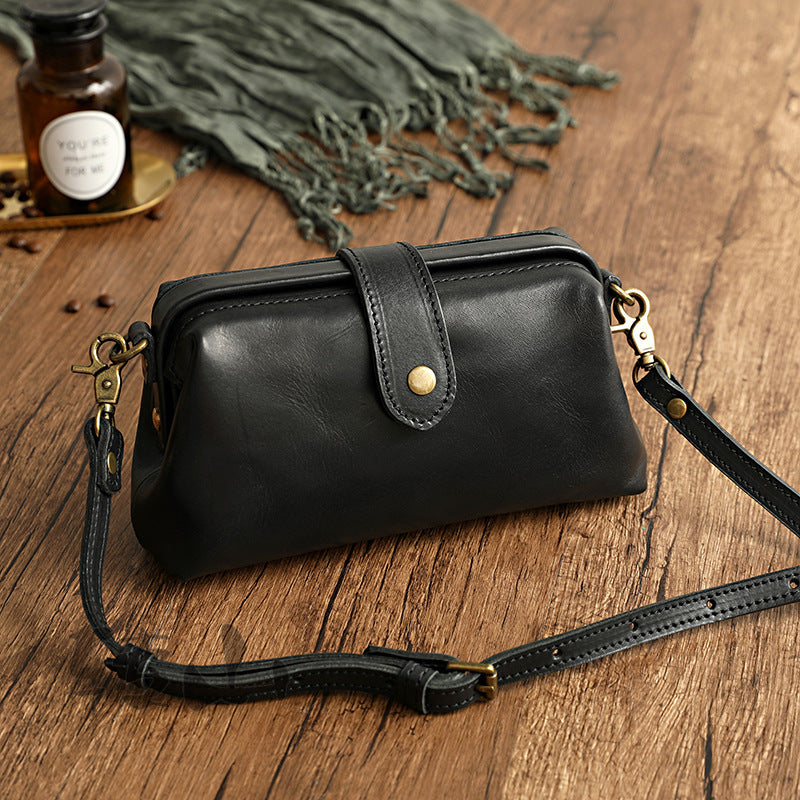 The Clementine: Premium Leather Flap Purse