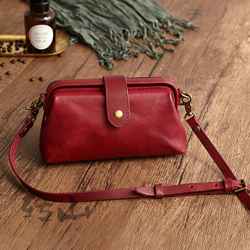 The Clementine: Premium Leather Flap Purse