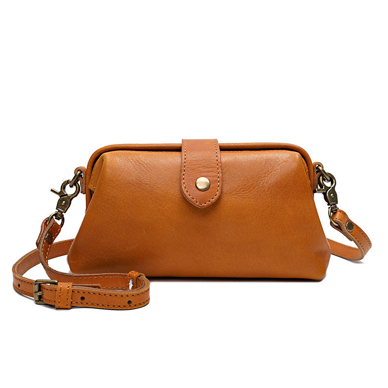 The Clementine: Premium Leather Flap Purse