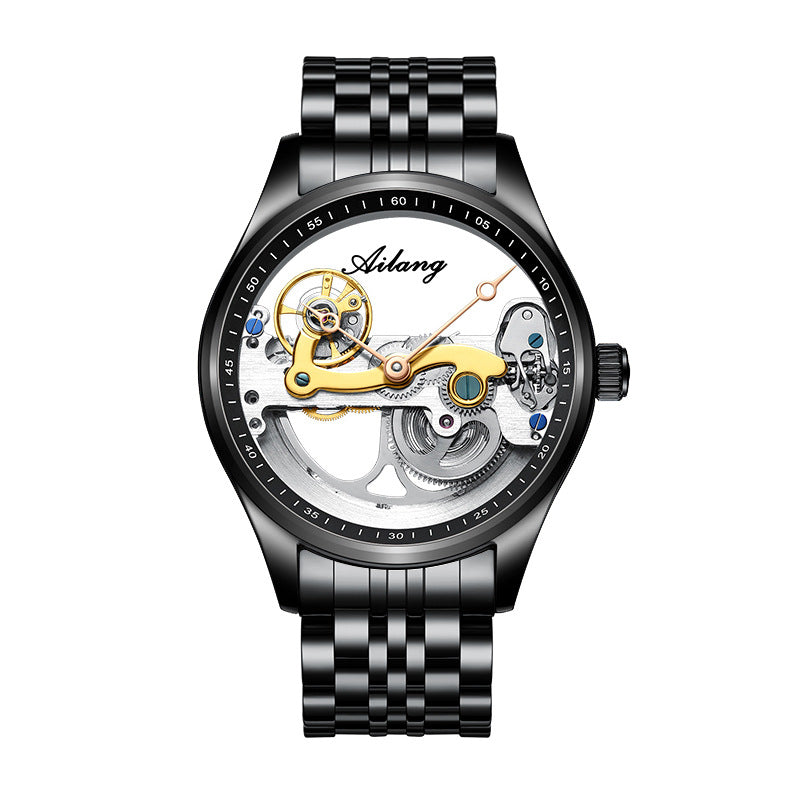 Men's Skeleton Automatic Mechanical Sport Watch