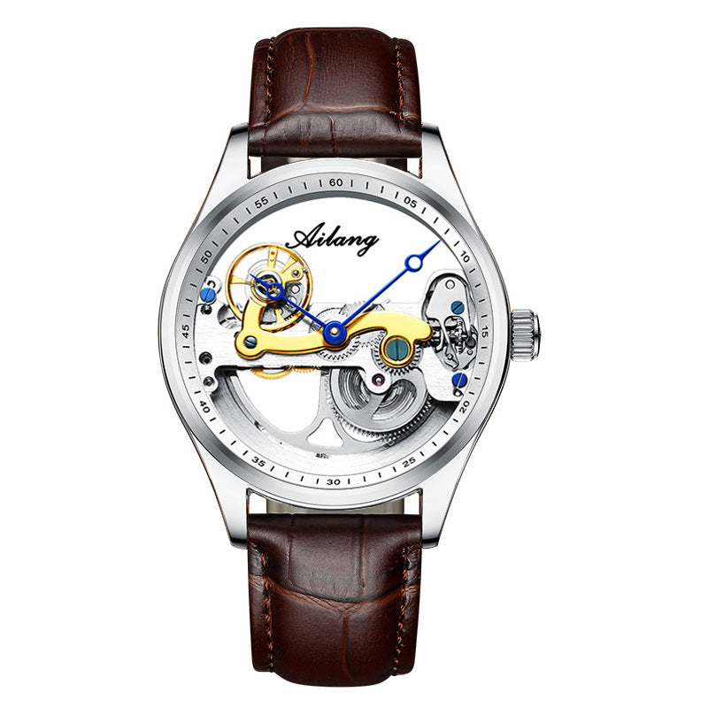 Men's Skeleton Automatic Mechanical Sport Watch