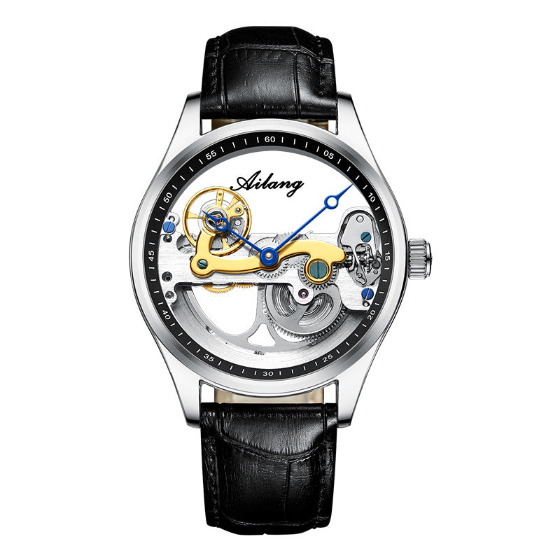 Men's Skeleton Automatic Mechanical Sport Watch