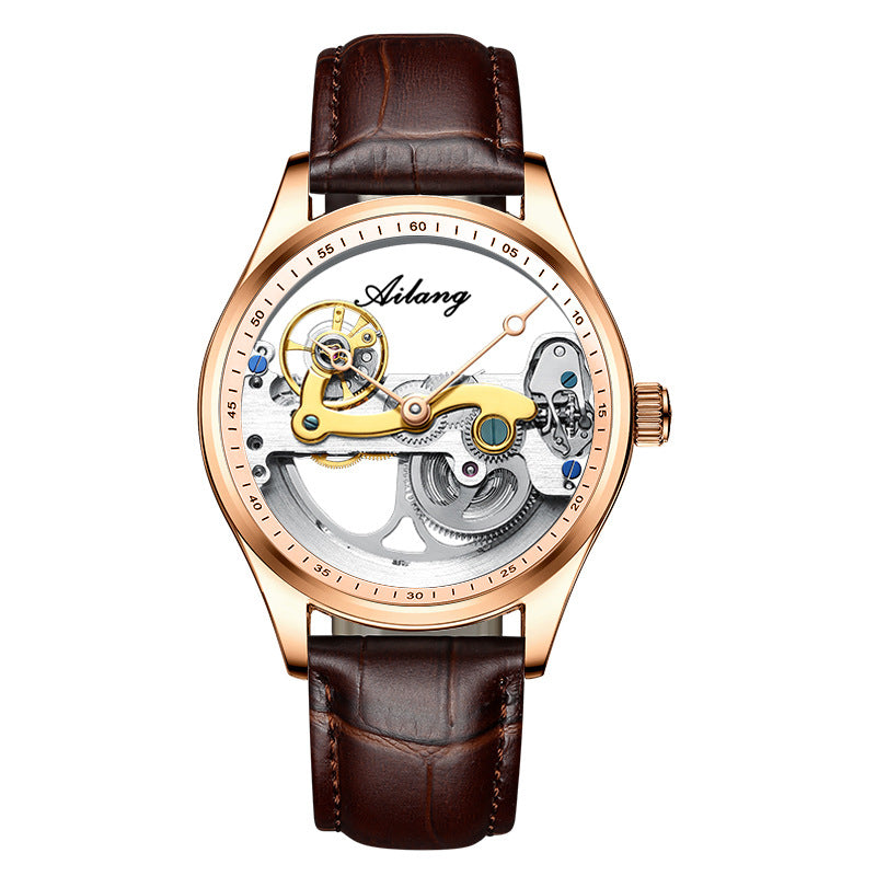 Men's Skeleton Automatic Mechanical Sport Watch