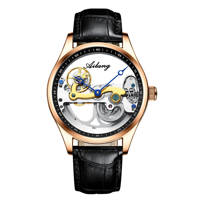 Men's Skeleton Automatic Mechanical Sport Watch