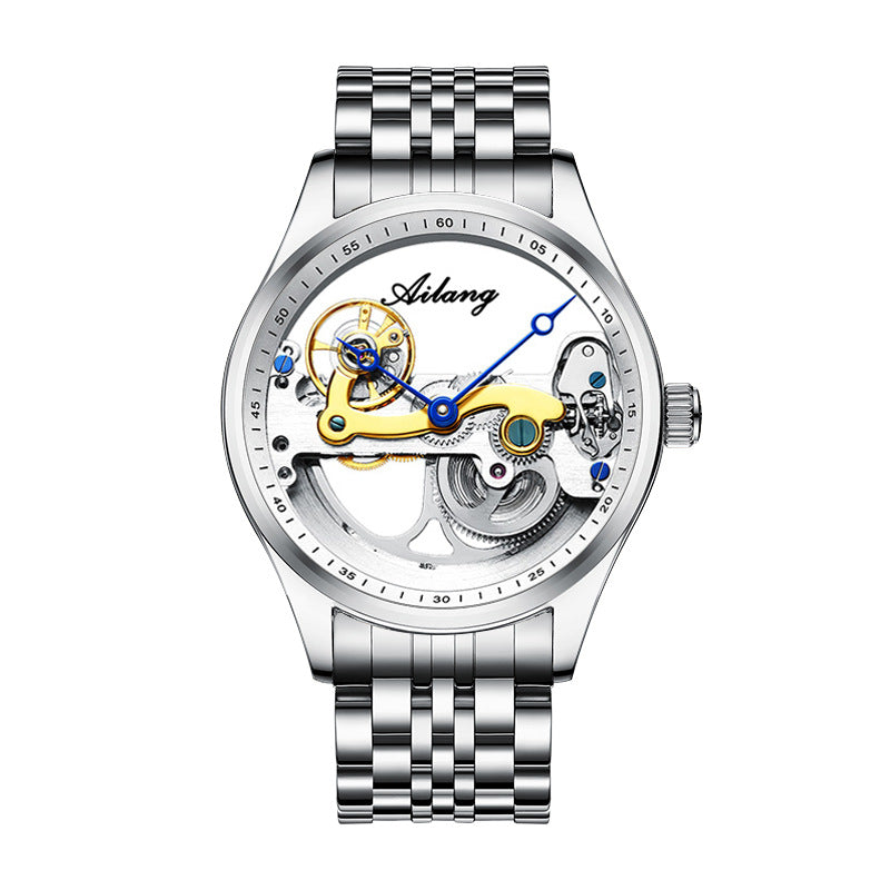 Men's Skeleton Automatic Mechanical Sport Watch