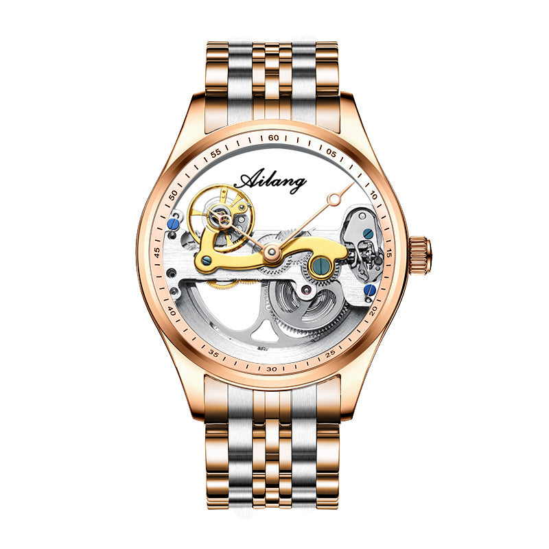 Men's Skeleton Automatic Mechanical Sport Watch