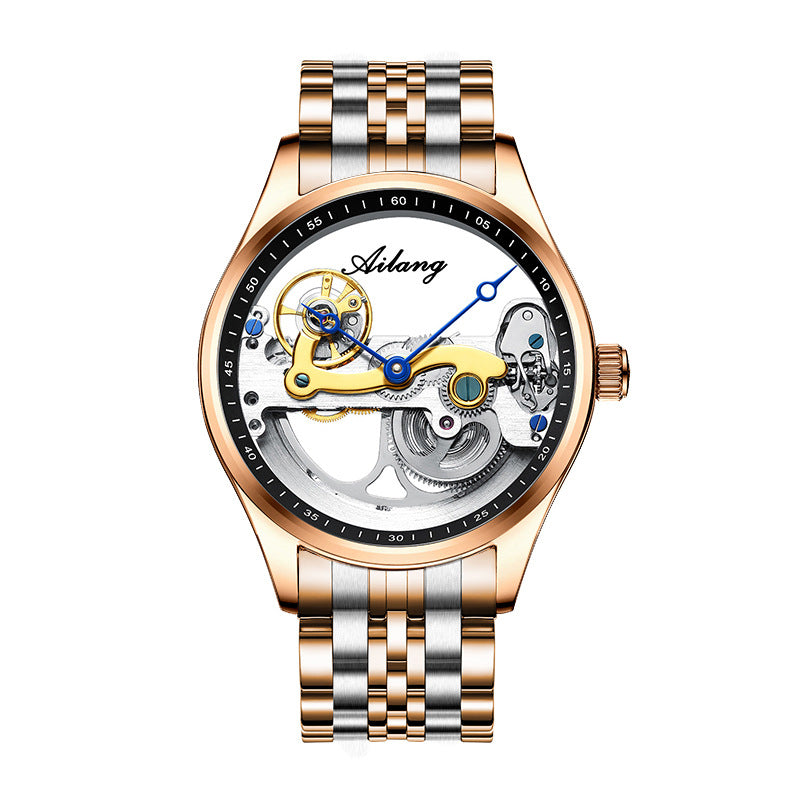 Men's Skeleton Automatic Mechanical Sport Watch