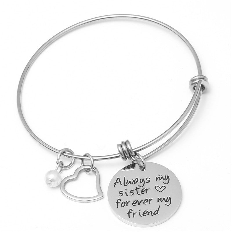 The Minimalist Tag: Adjustable Titanium Steel Bracelet