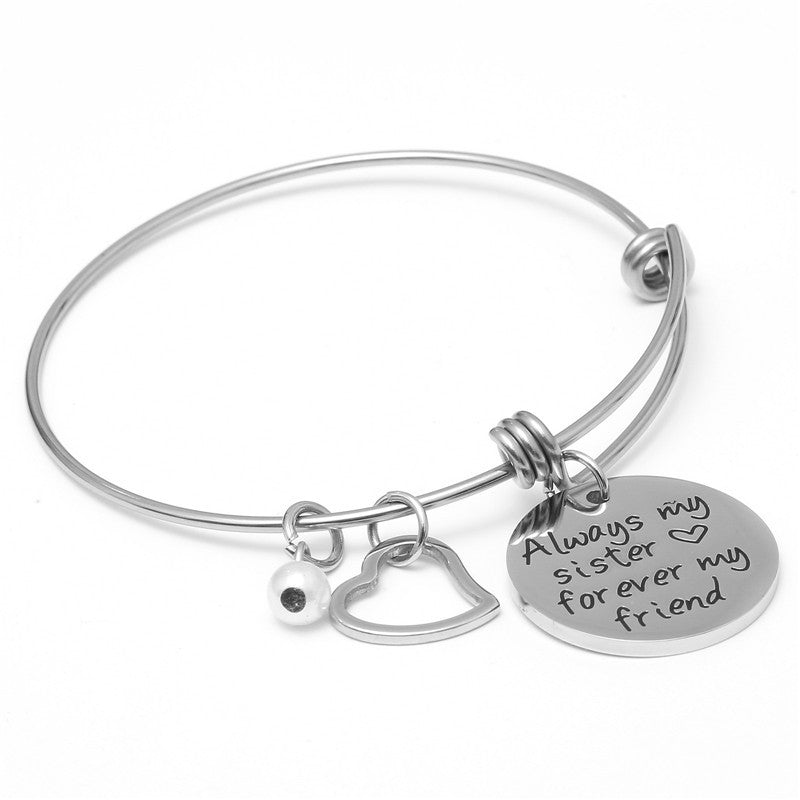 The Minimalist Tag: Adjustable Titanium Steel Bracelet