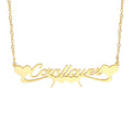 The Sovereign Heart: Crown-Detailed Stainless Steel Necklace