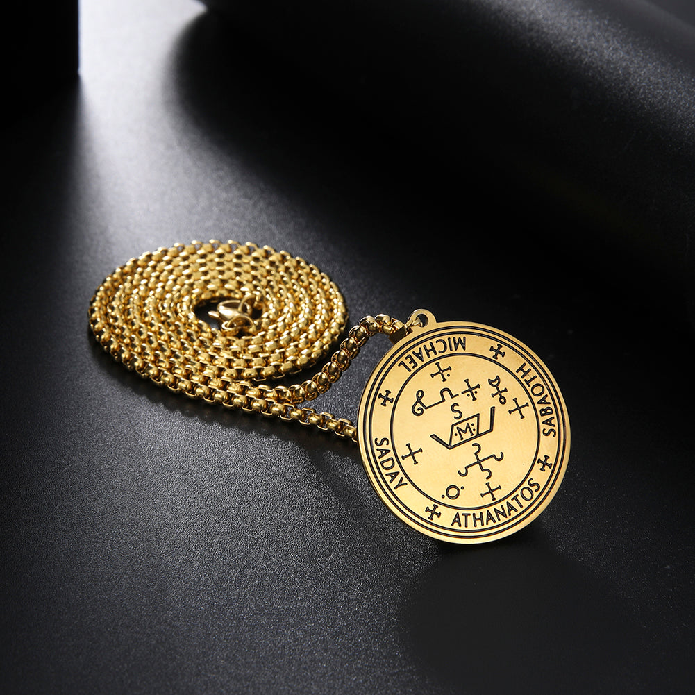 The Archangel Sigil: Nordic Totem Titanium Necklace