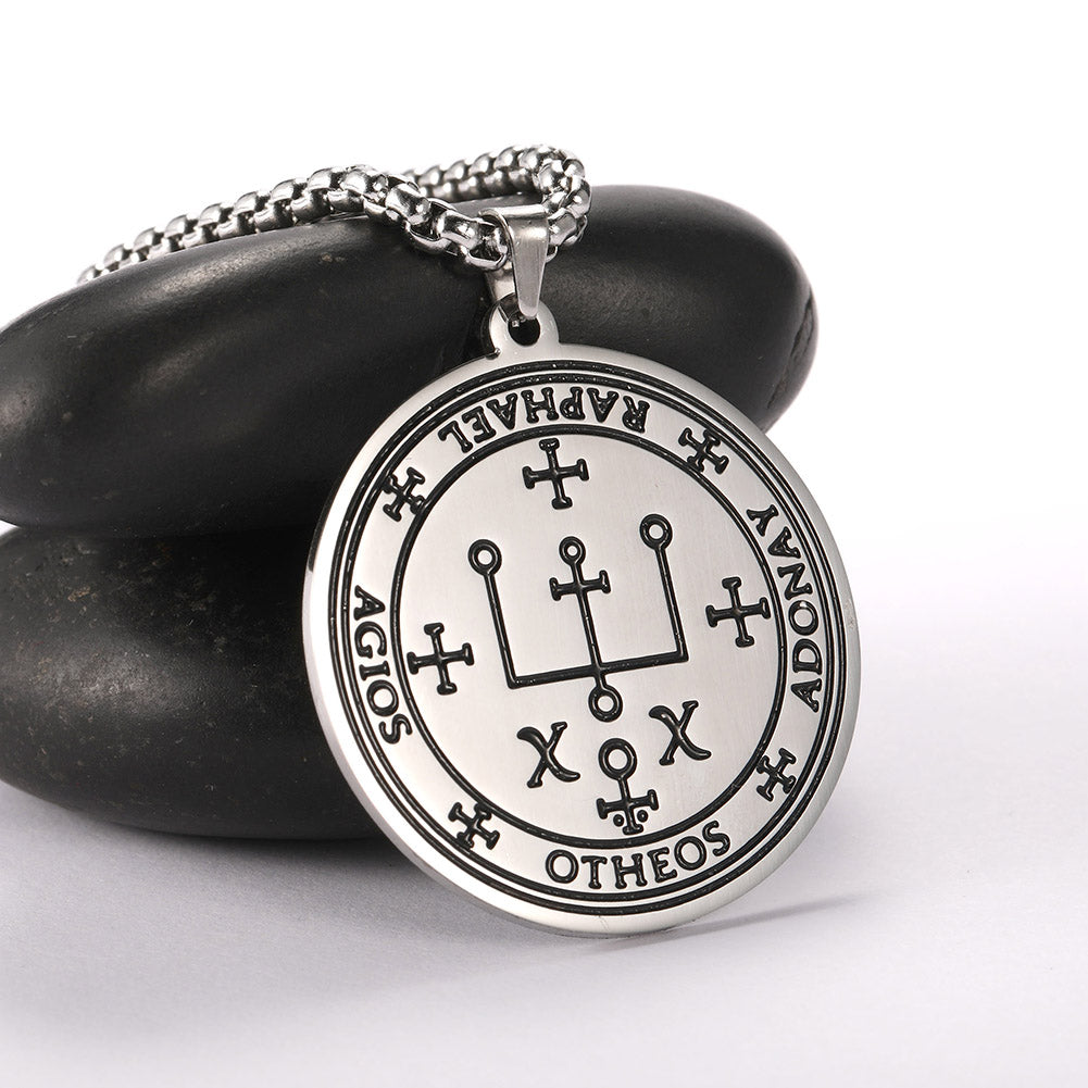 The Archangel Sigil: Nordic Totem Titanium Necklace