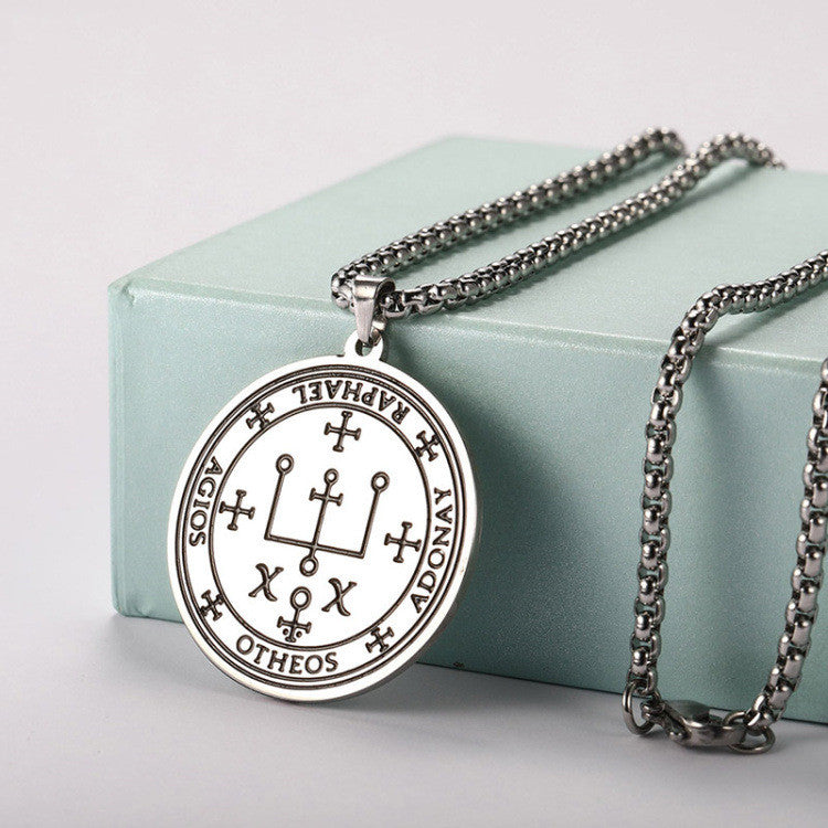 The Archangel Sigil: Nordic Totem Titanium Necklace