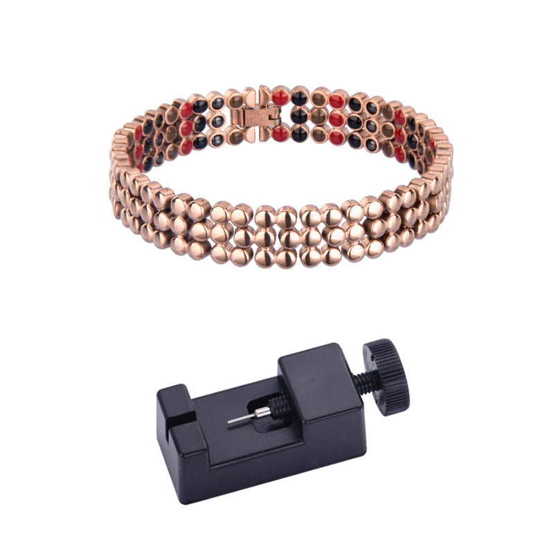 The Bio-Quantum: Advanced Wellness Titanium Steel Bracelet