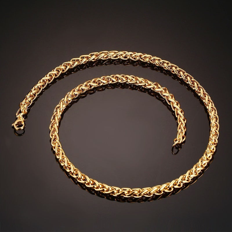 Fashion titanium steel necklace