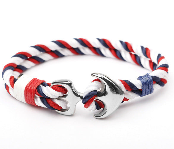 The Voyager: Titanium Steel Nautical Anchor Bracelet