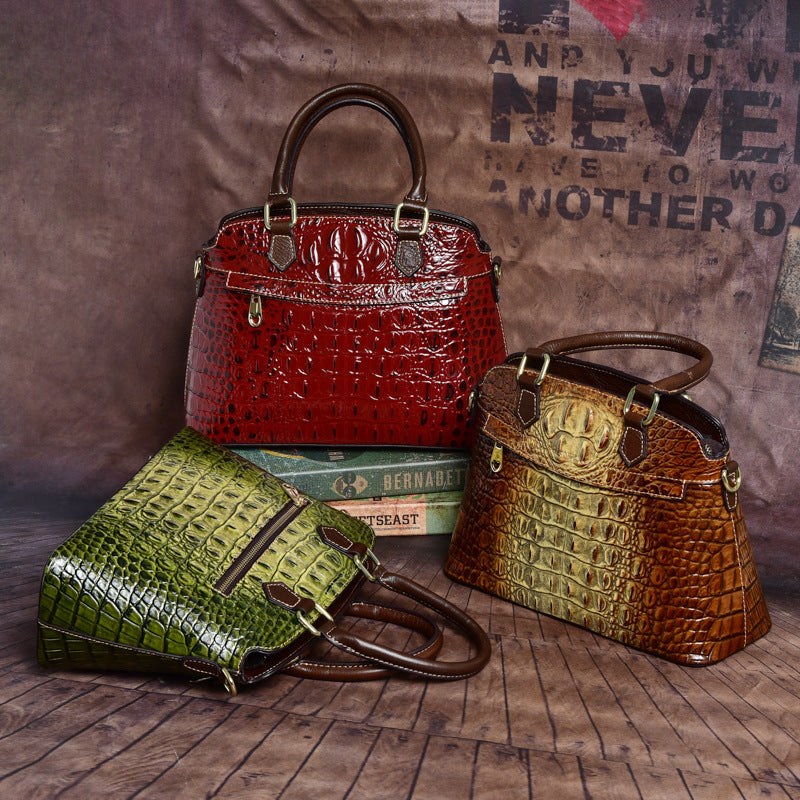 The Heritage: Premium Leather Retro Satchel