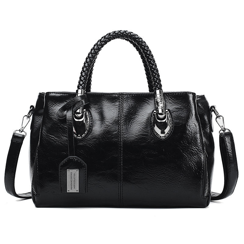 The Legacy: Oil-Wax Boston Pillow Bag