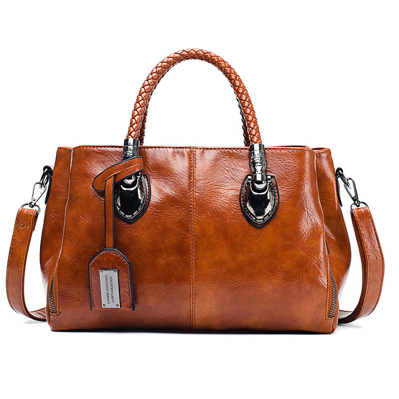 The Legacy: Oil-Wax Boston Pillow Bag