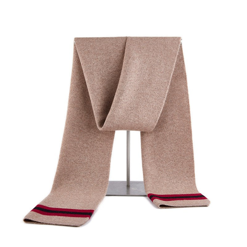 Coco Twoce Heritage: Signature Striped Cashmere Jacquard Scarf