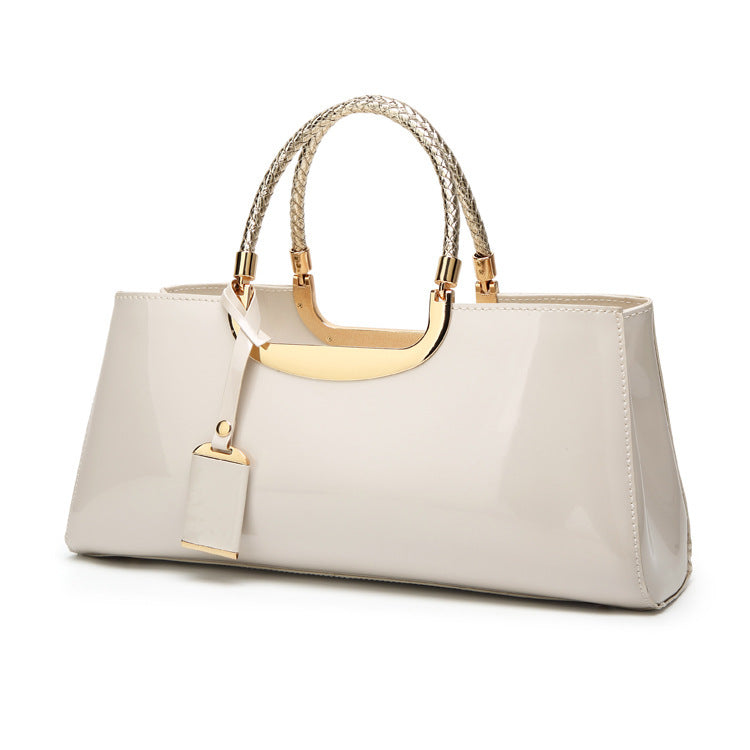 The Jet-Setter: Noble Patent Leather Satchel