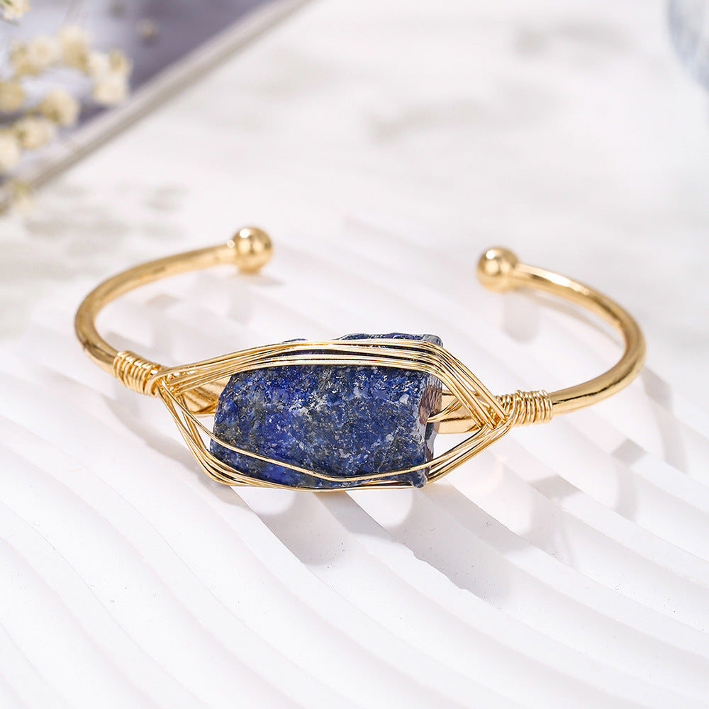 316L Raw Crystal Energy Bracelet