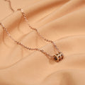 The Hourglass Grace: Small Waist Titanium Necklace